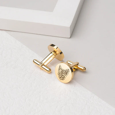 Mancuernillas Personalizadas Conmemorativas para Mascotas Estilo Europeo - Image 15