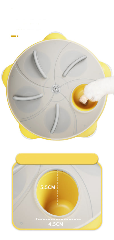 Plato Interactivo para Gatos con Almacenamiento de Snacks y Entretenimiento - Image 10