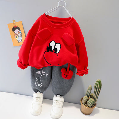 Conjunto Deportivo Infantil con Diseño Cartoon - Pantalón y Manga Larga - Image 7