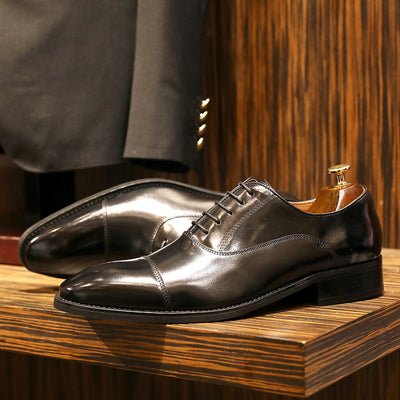 Zapatos de Cuero para Hombre Clásicos con Cordones - Estilo Elegante - Image 8