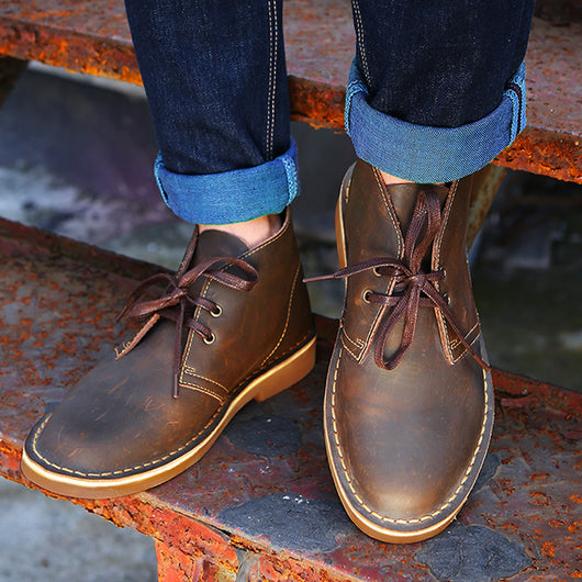 Botas Martin Retro Bajas de Cuero Genuino para Hombre - Image 10
