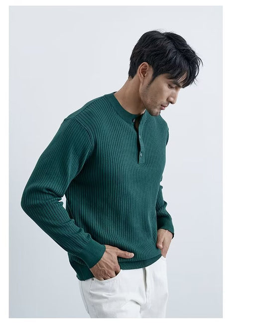 Suéter Ejecutivo Preppy de Manga Larga para Hombre - Image 28