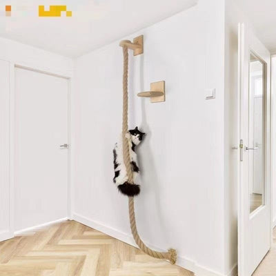Árbol para Gatos Mural con Plataforma Saltadora