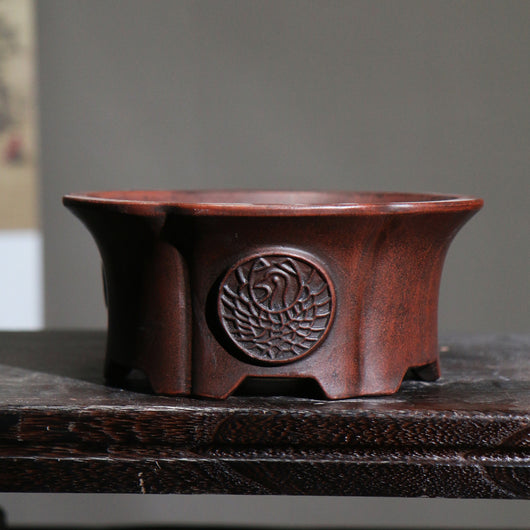 Maceta Totem de Cerámica Púrpura Grande - Bonsái y Plantas Decorativas - Image 13