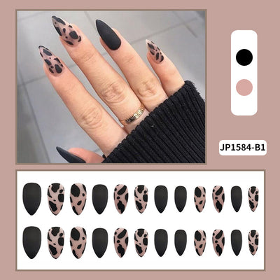 Uñas Postizas Almendra Mate Acabado Profesional - Image 2