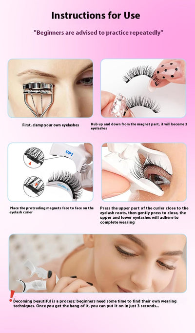 Pestañas Magnéticas Suaves Extra Voluminosas Reutilizables - Image 16