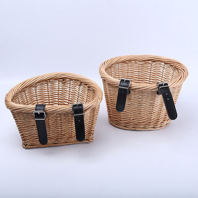 Canasta de Mimbre Ovalada para Bicicleta Infantil - Image 4