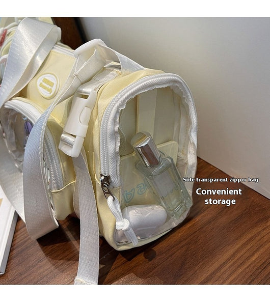 Bolsa Crossbody Transparente Estilo Preppy - Image 12