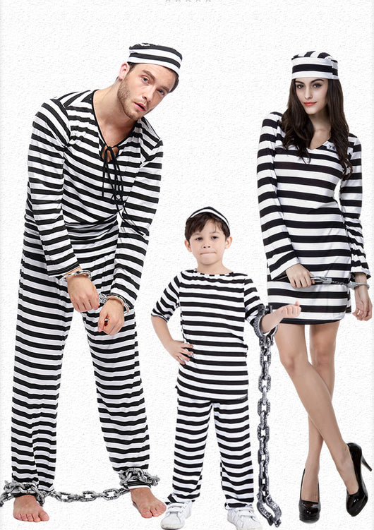 Disfraz a Rayas Familia Prisionero - Image 5