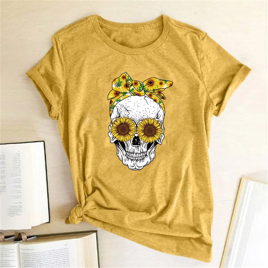 Playera Estampada Casual de Cuello Redondo - Image 41