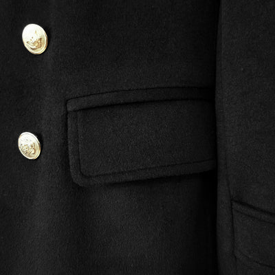 Saco Tweed Lana Doble Botonadura Alargado para Hombre - Image 8
