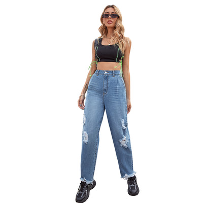 Pantalones Rectos Holgados para Mujer - Estilo Moderno y Cómodo