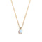 Ladies' Temperament Fashion Opal Light Luxury Pendant Gold