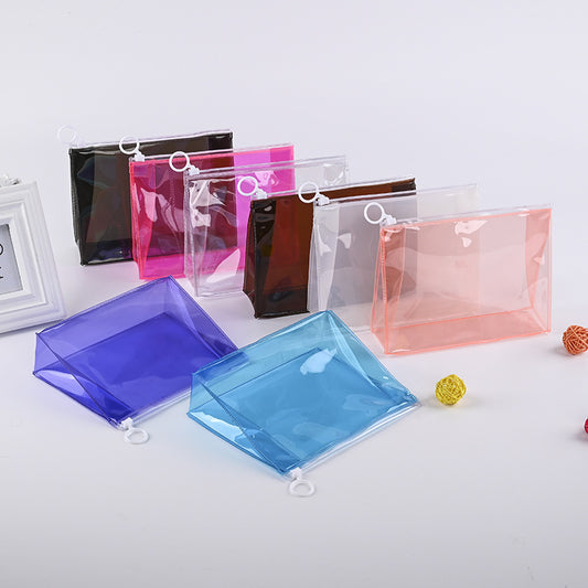 Bolsa de Aseo Transparente con Cierre - Organizador de Cosméticos