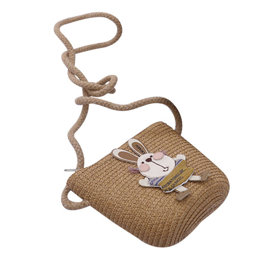 Set de Bolsa Decorativa y Sombrero de Paja con Diseño de Conejito - Image 17