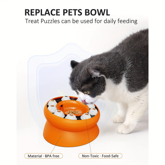 Comedero Interactivo Puzzle para Gatos - Dispensador Educativo de Alimento Seco - Image 6