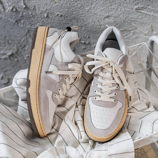 Zapatos Casuales de Cuero Blanco para Pareja - Marca Nicho Trendy - Image 9