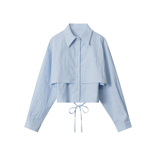 Blusa Preppy Dos Piezas Suelta para Mujer - Estilo Europeo y Americano - Image 12