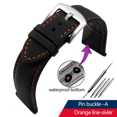 Correa de Reloj Nylon Canvas Tiansuo Haixing para Hombre - Image 7