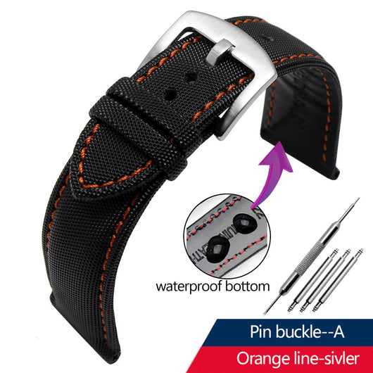 Correa de Reloj Nylon Canvas Tiansuo Haixing para Hombre - Image 7