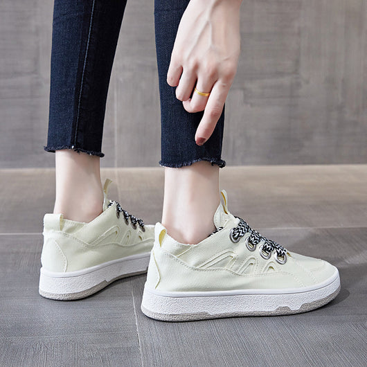 Zapatillas de Lona con Plataforma para Mujer - Comodidad Deportiva Casual - Image 10