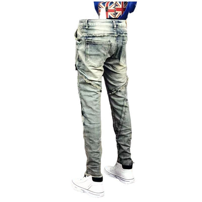 Jeans Casual Rotos para Hombre - Estilo Versátil y Moderno - Image 5