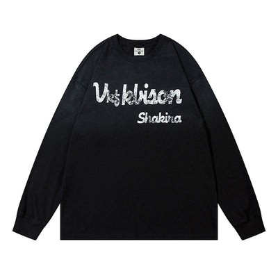Camiseta Manga Larga Hombre Letras Góticas - Image 16