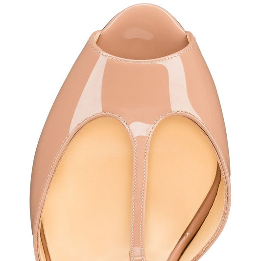 Sandalias Romanas Stiletto T-Strap Estilo Europeo Americano - Image 2