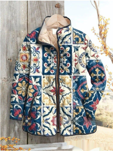 Abrigo Acolchado de Algodón con Bolsillos para Otoño e Invierno - Image 12