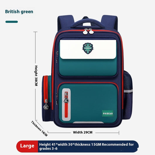 Mochila Escolar Ergonómica Impermeable Alivio de Carga - Image 10