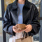 Chaqueta de Cuero para Motociclista Mujer - Estilo Leisure