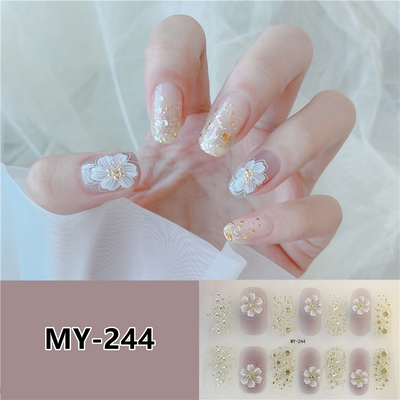 Stickers de Uñas 3D Sin Horno - Impermeables y Duraderos - Image 29