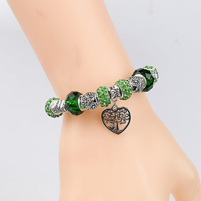 Pulsera de Cristal Verde Jade - Accesorio Versátil para Mujer - Image 3
