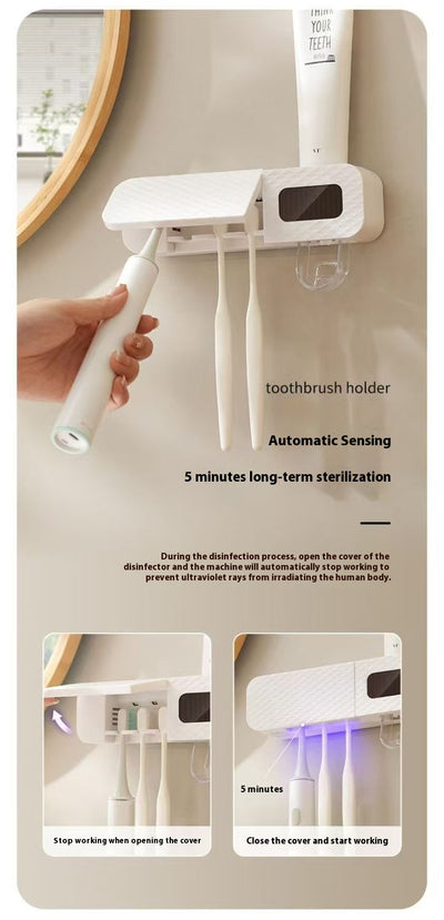Soporte Inteligente para Cepillos de Dientes con Esterilización UV Automática - Image 6