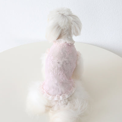 Chaleco de Encaje Antiestático para Mascotas - Ropa Elegante para Perros y Gatos - Image 6