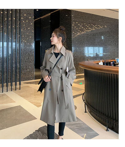 Abrigo Trench Ligero Midi para Mujer - Chaqueta Suelta Favorecedora Primavera - Image 17