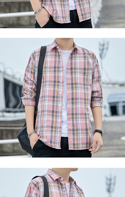 Camisa Casual de Algodón Transpirable Ultraligera para Hombre - Image 15