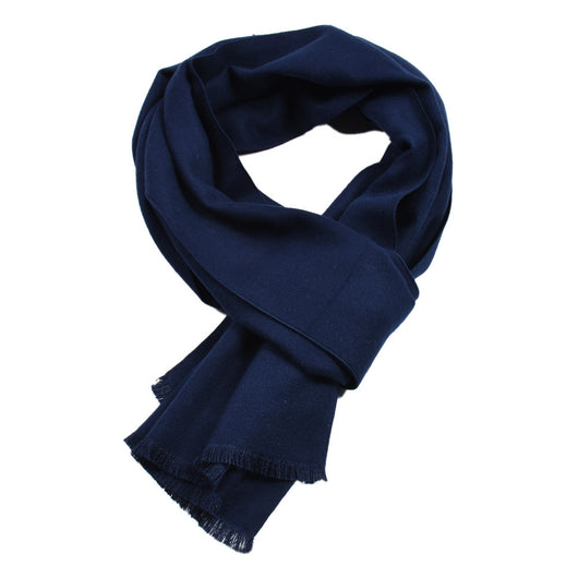 Bufanda Doble Faz de Cashmere Puro Color Liso para Hombre - Image 8