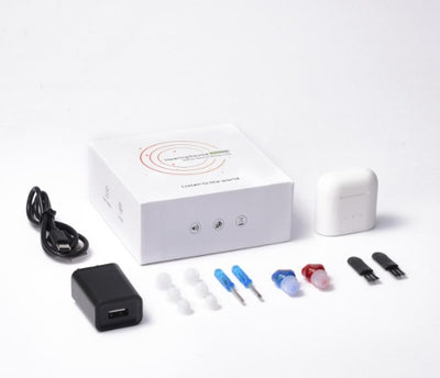Auriculares TWS con Amplificador de Sonido y Estuche de Carga - Image 12