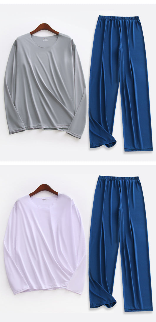 Pijama Hombre Manga Larga Corta Verano - Conjunto Ultradelgado Transpirable - Image 19