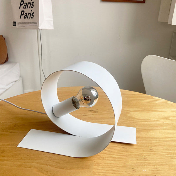 Lámpara de Escritorio Montaña Rusa Retro - Diseño Minimalista para Dormitorio