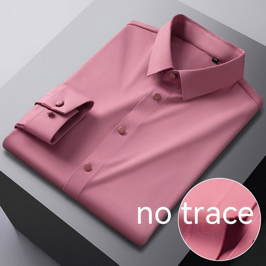 Camisa Elástica Sin Costuras con Rayas para Hombre - Image 7