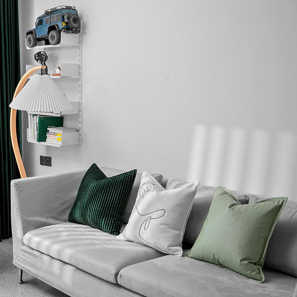Cojín Decorativo Nordic Lujo Verde Fresco para Sala de Estar