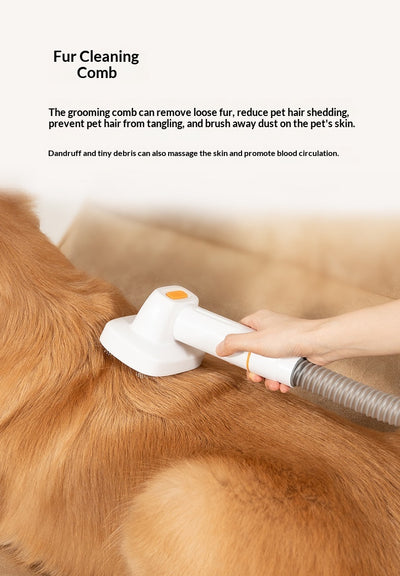 Cortapelo Eléctrico para Mascotas Air Radish con Succión Integrada - Image 15