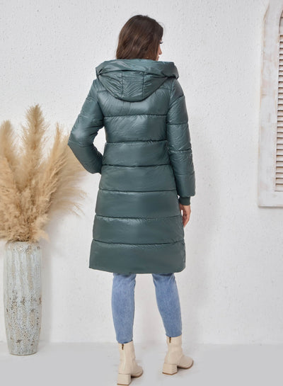 Abrigo Acolchado de Algodón para Mujer - Elegancia y Calidez - Image 10