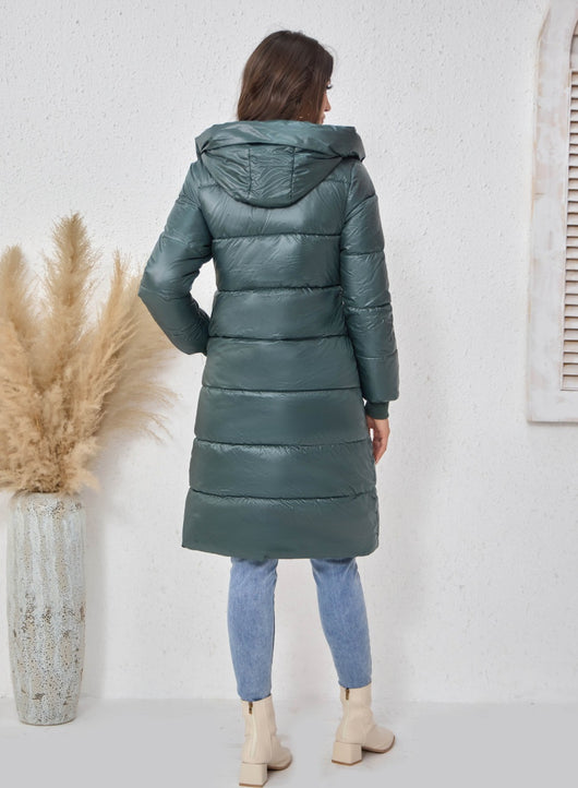Abrigo Acolchado de Algodón para Mujer - Elegancia y Calidez - Image 10