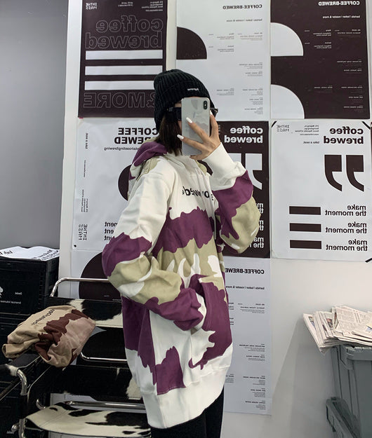 Sudadera con Capucha Oversize de Manga Larga - Estilo Europeo Casual - Image 10