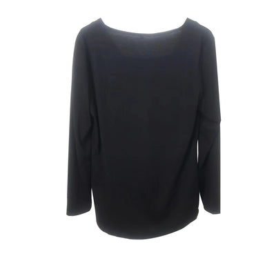 Blusa Plisada Cuello Cuadrado Manga Larga Talla Grande Algodón Imitación - Image 23