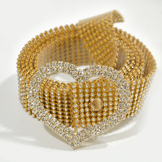 Corsé Femenino con Cinturón Decorativo de Diamantes - Image 23