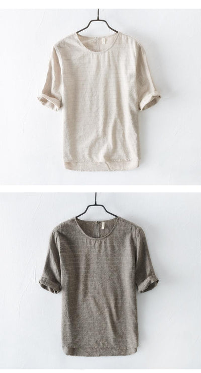 Playera Casual Estilo Chino de Manga Corta para Hombre - Image 15